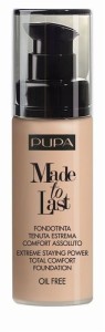 Pupa Milano, Podkład Made to Last Foundation 020 Light Beige