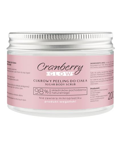 Cukrowy peeling do ciała Cranberry Glow 200 ml 2.jpg